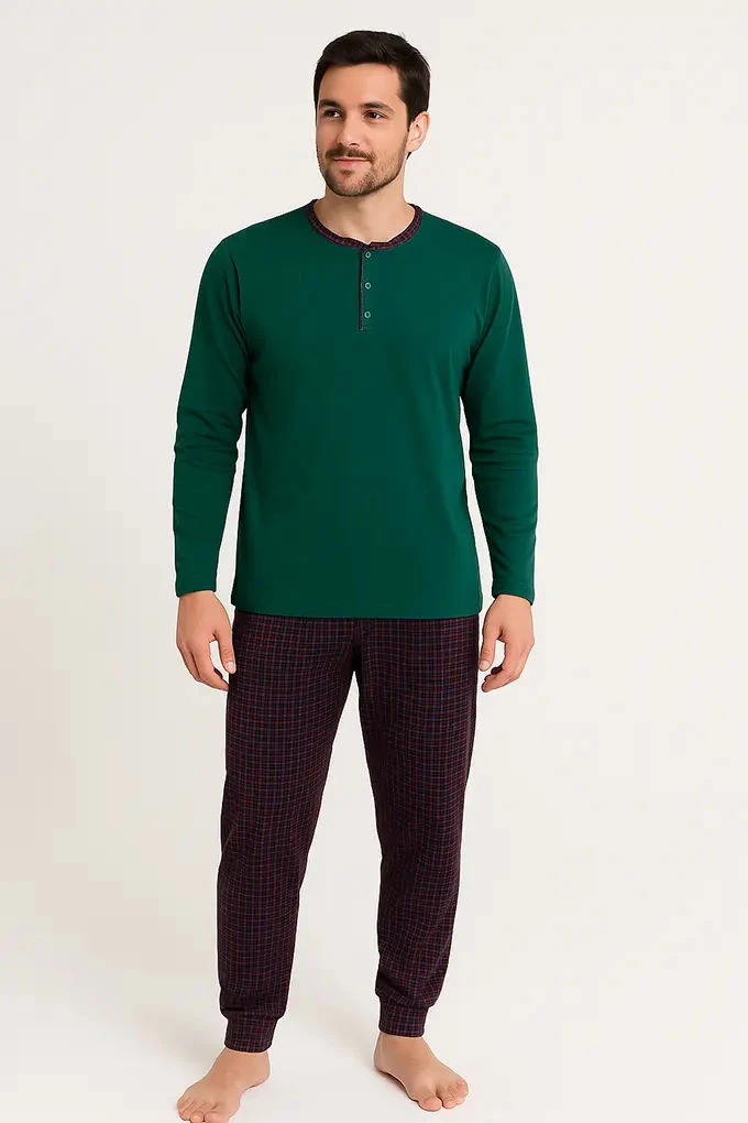 003049 Man Thermal Printed Pyjama Set