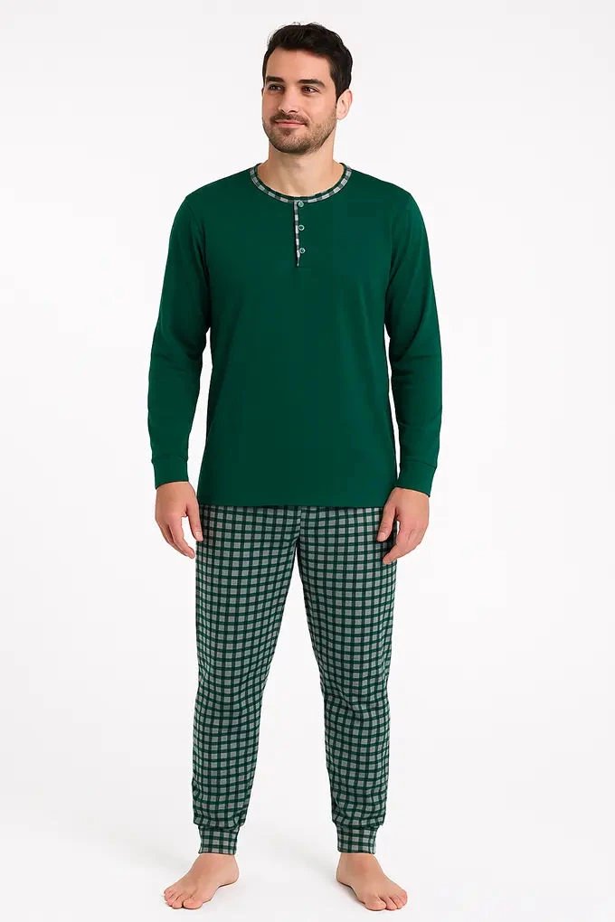 020281 Man Thermal Printed Pyjama Set