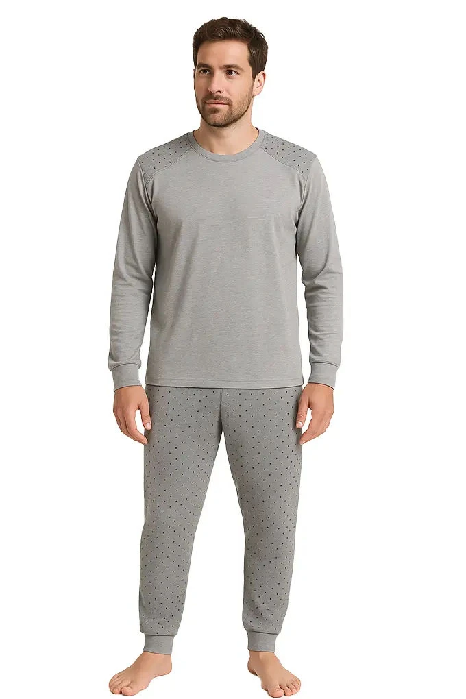 020285 Man Thermal Printed Pyjama Set