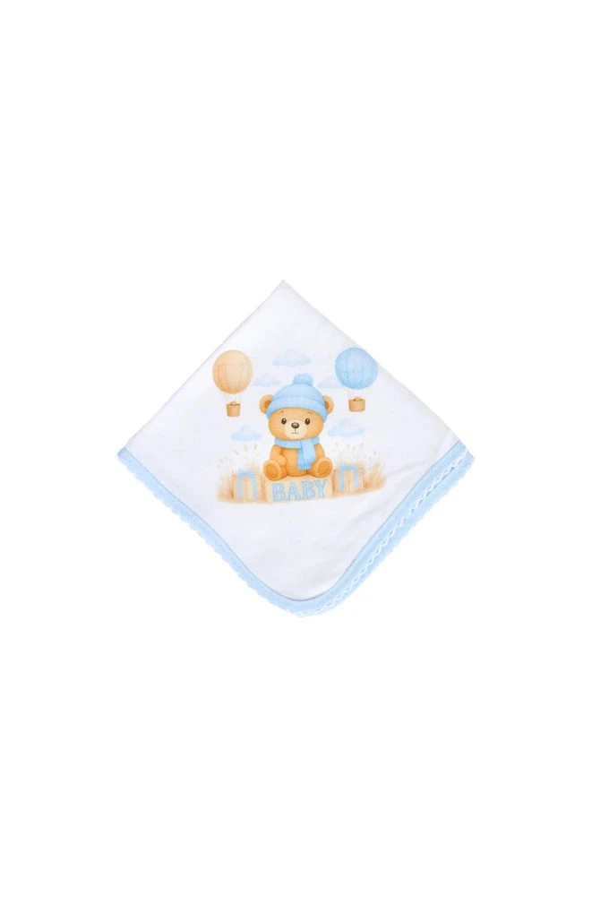Baby Bear Printed Burp Cloth