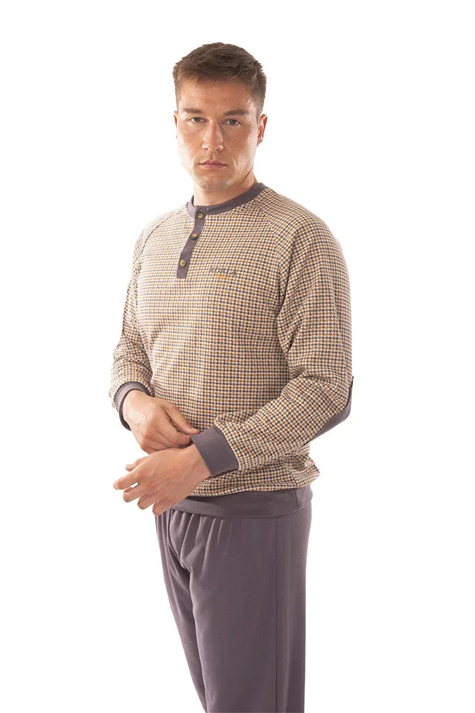 20495 Man Thermal Printed Pyjama Set