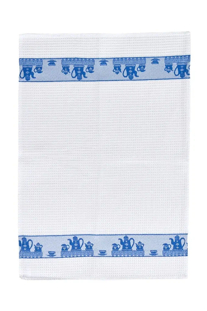 Teapot Honeycomb Jacquard Kitchen Cloths