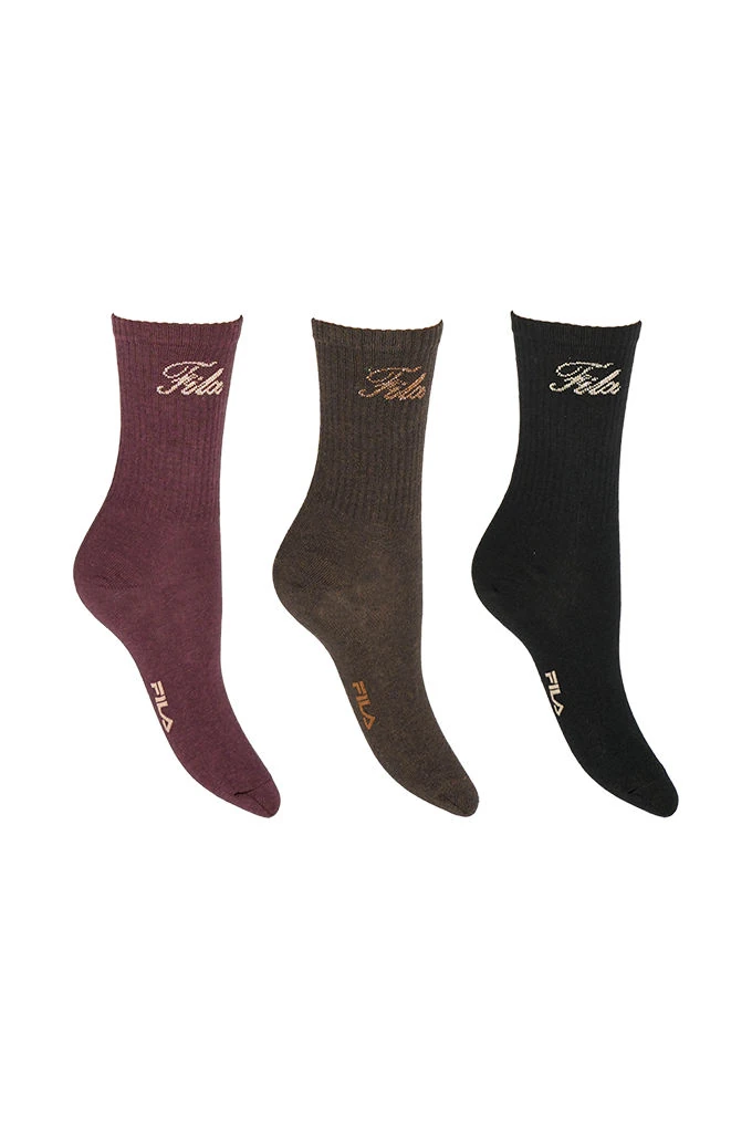 F6408 Girl Printed Socks Pack 3