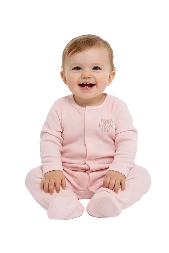 25428 Girl Printed Thermal Babygrow
