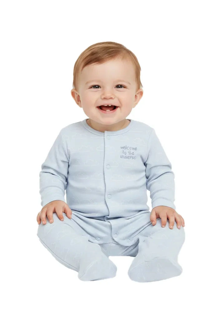 25428 Boy Printed Thermal Babygrow