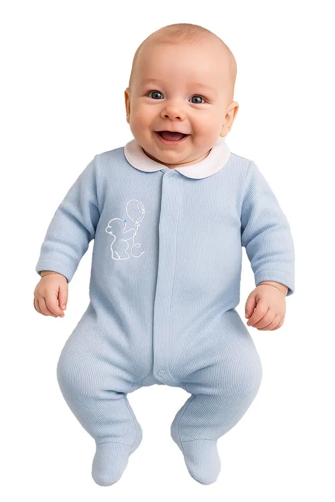 Bear with Balloon Thermal Babygrow