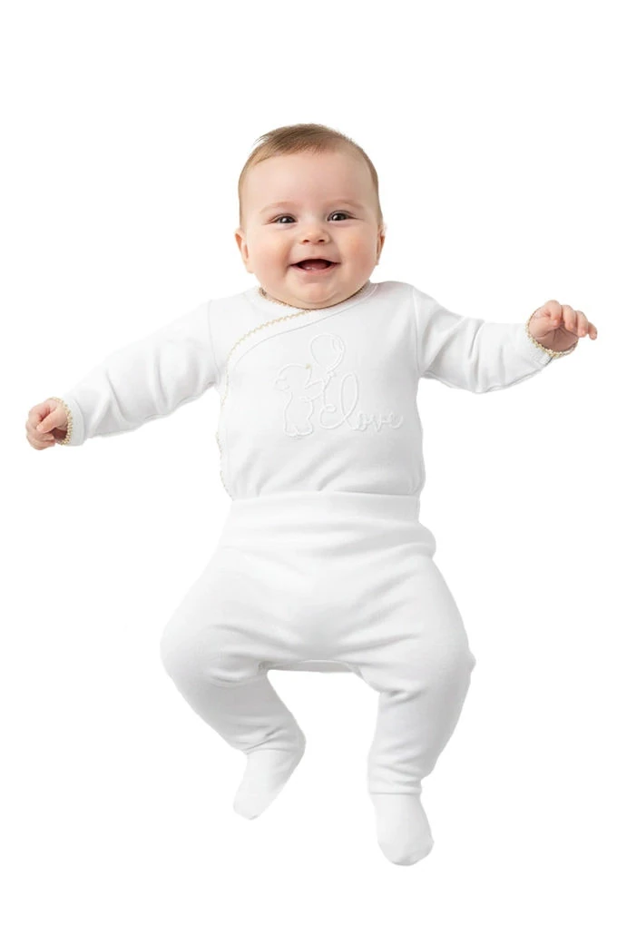 Bear with Balloon Thermal Open Side Body with Collants
