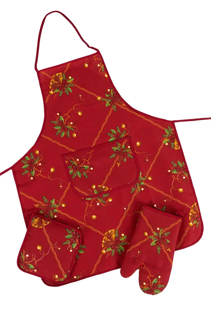 Christmas Assorted Printed Kitchen 3 Pieces Set