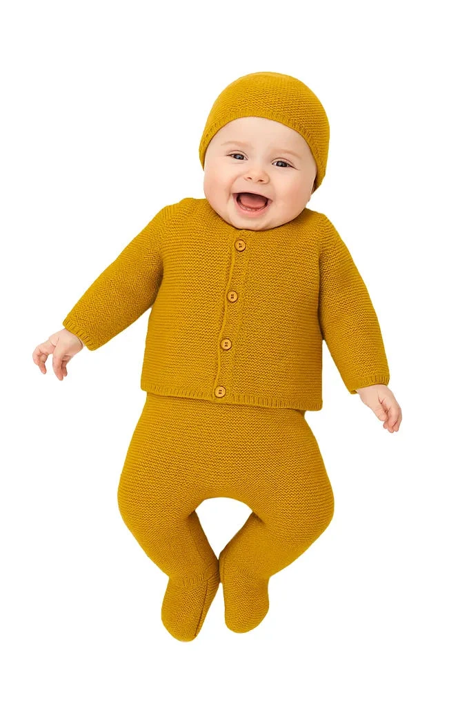 AGM-0512 3 Pieces Cashmere Knitwear Set for Baby