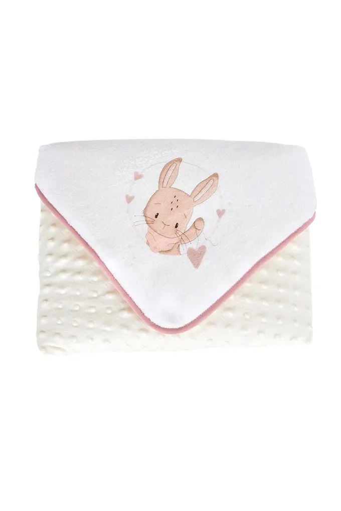 Mischievous Rabbit Printed Bubble Baby Blanket