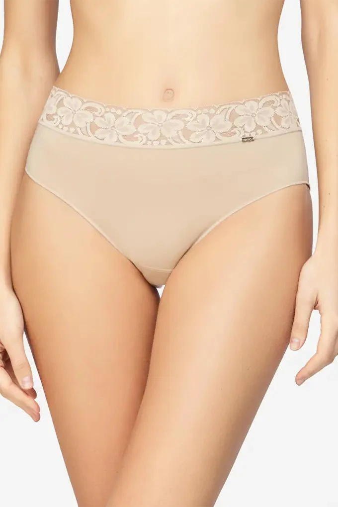 32700 Woman Laced High Knickers Pack 6
