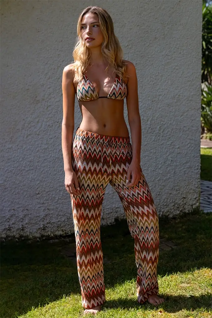 18021 Women Beach Palazzo Pants