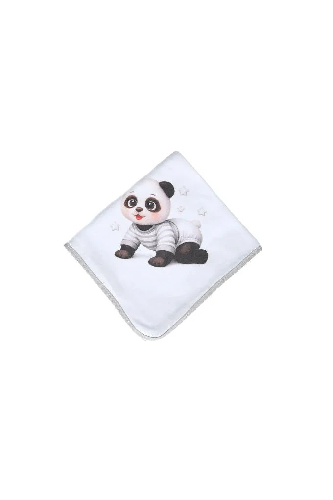 Panda Printed Burp Cloth