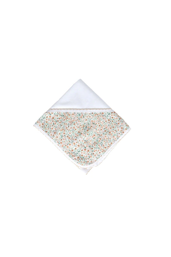 Flowers Printed Burp Cloth