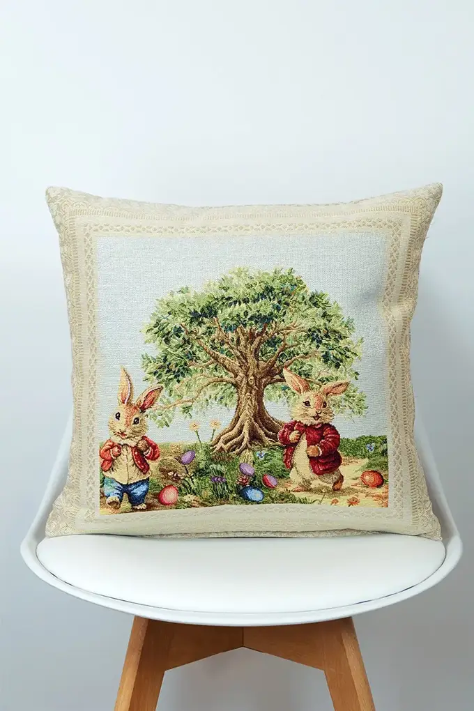 Garden Easter Jacquard Pillowcases Assorted