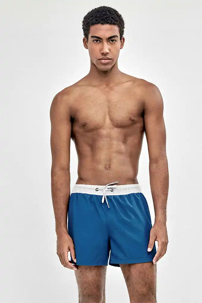 2/30442 Man Bicolor Beach Shorts