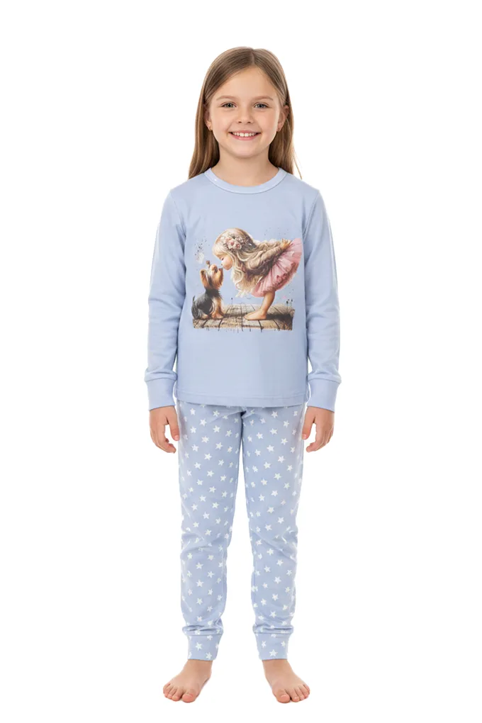 35P Girl Thermal Printed Pyjama Set