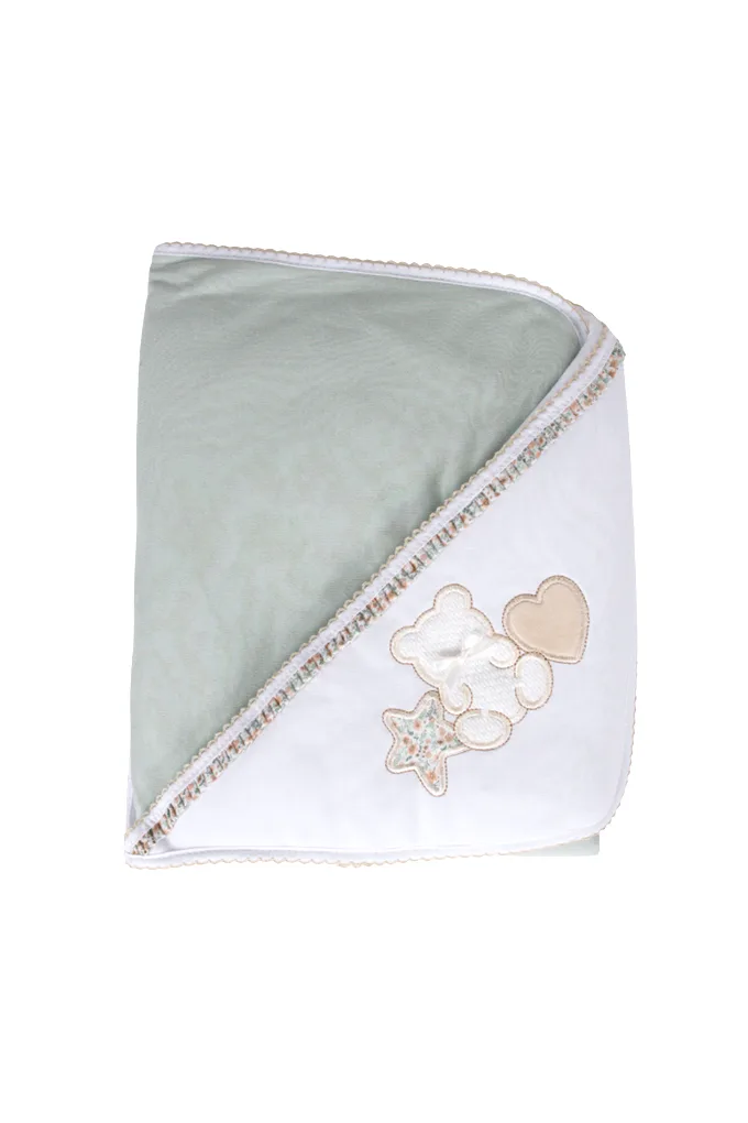 Star Bear Cotton Baby Blanket