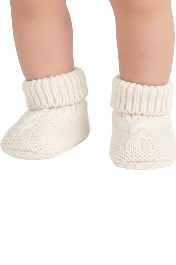 07/1 Baby Braid Knitted Booties