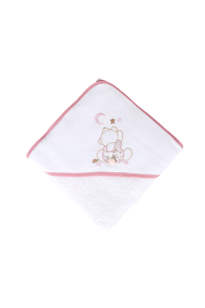 Teddy Bear Dream Embroidered Baby Towel
