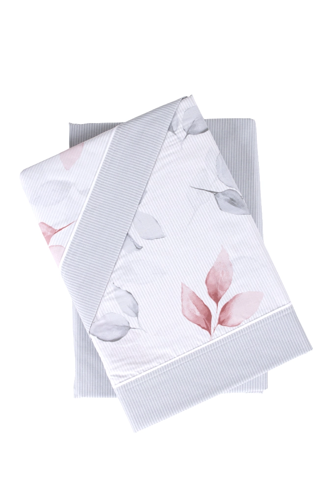 Happy/1 Printed Cotton Sheets Set w/ Fitted Sheet