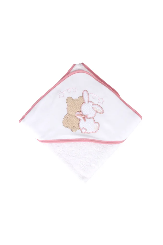 My Litte Friend Embroidered Baby Towel