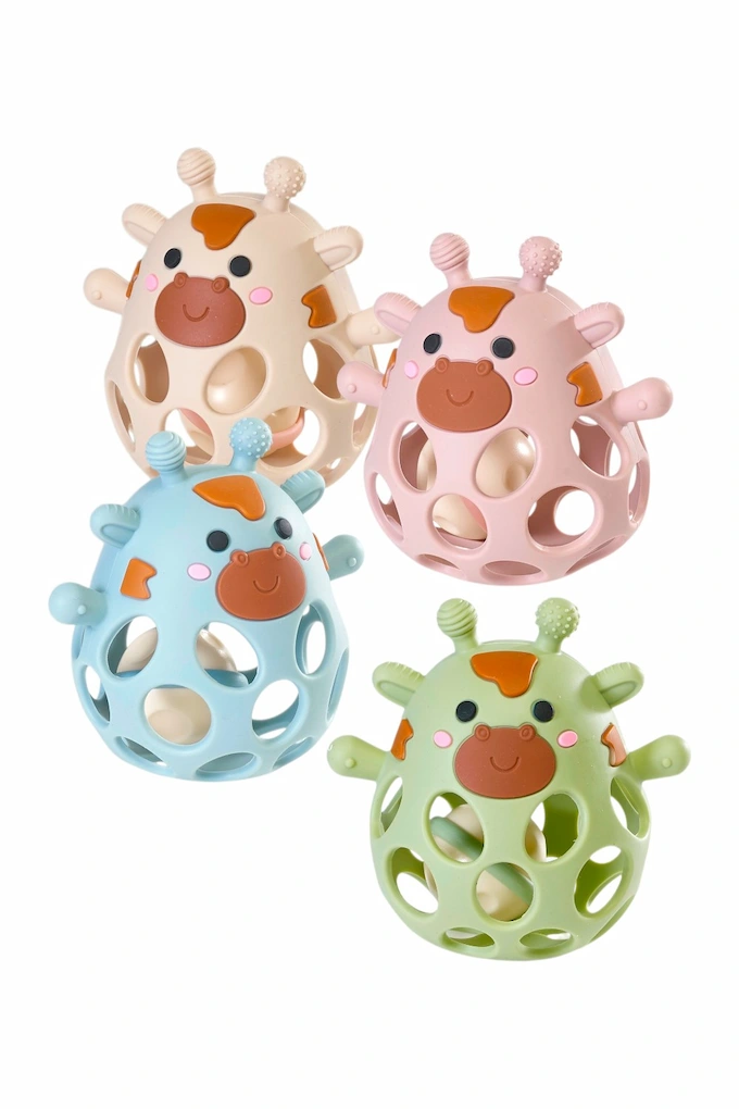 11097 Silicone Teether Rattle