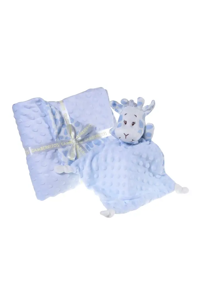 11143 Blanket + Giraffe Doudou Set