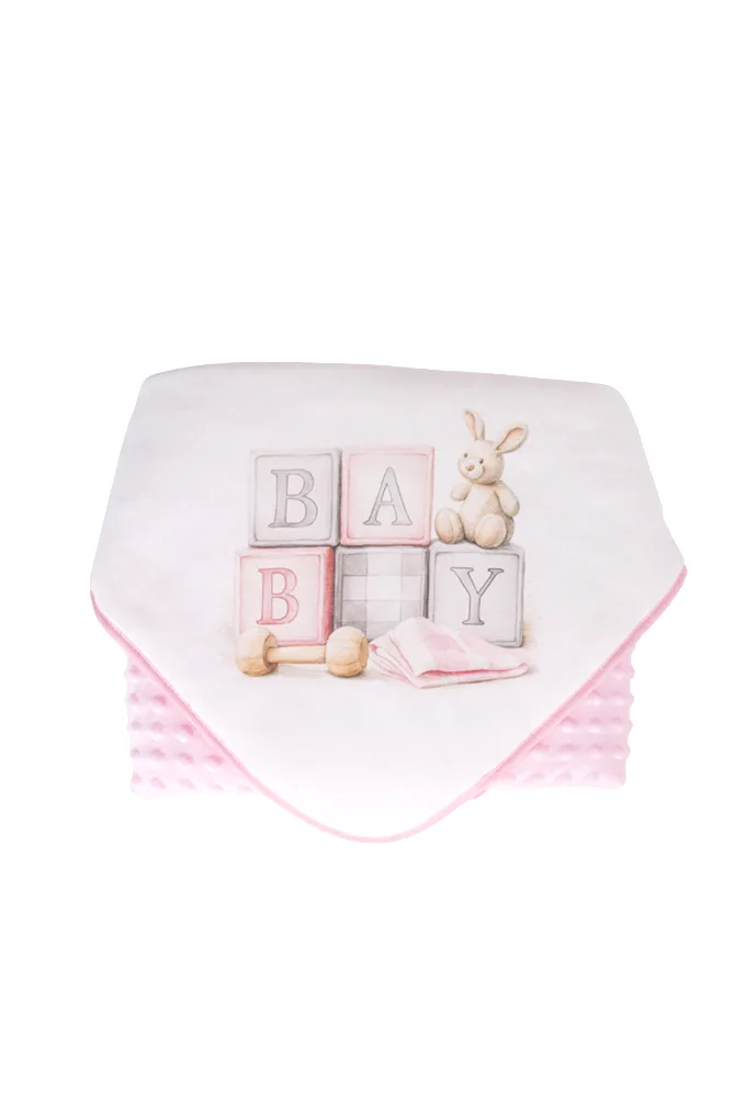 Cubes Printed Bubble Baby Blanket