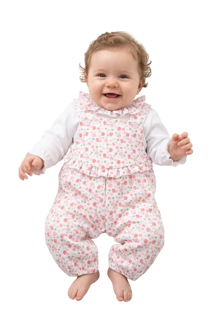 Flowers Printed Baby Romper