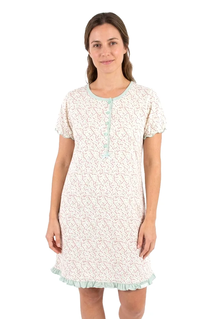 209JM Woman Printed Night Shirt