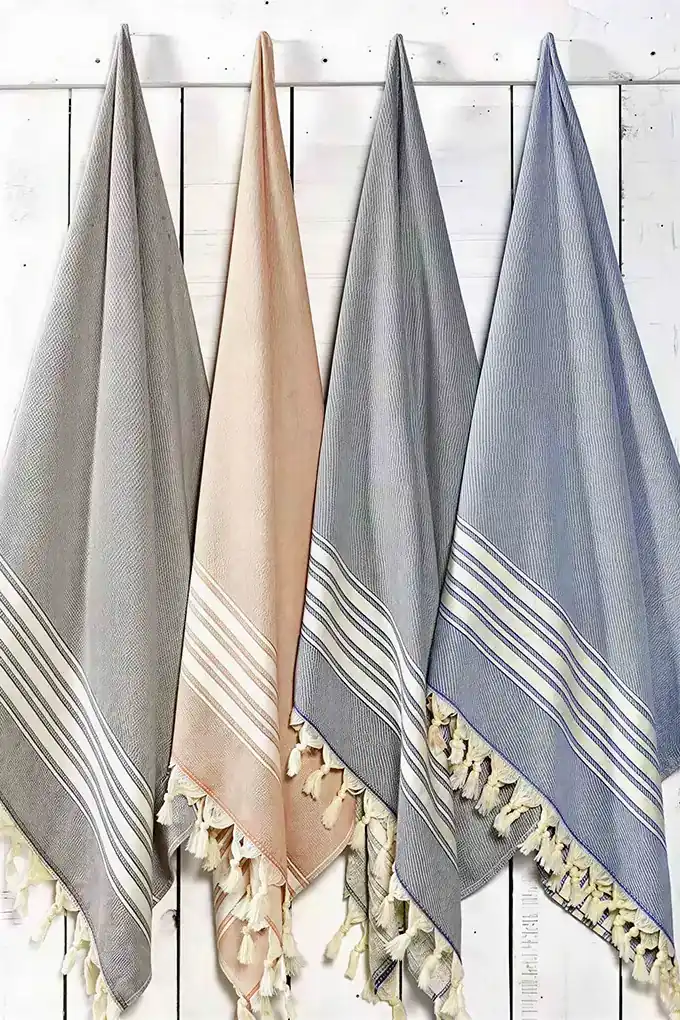 Marea Printed Beach Blanket with Fringe