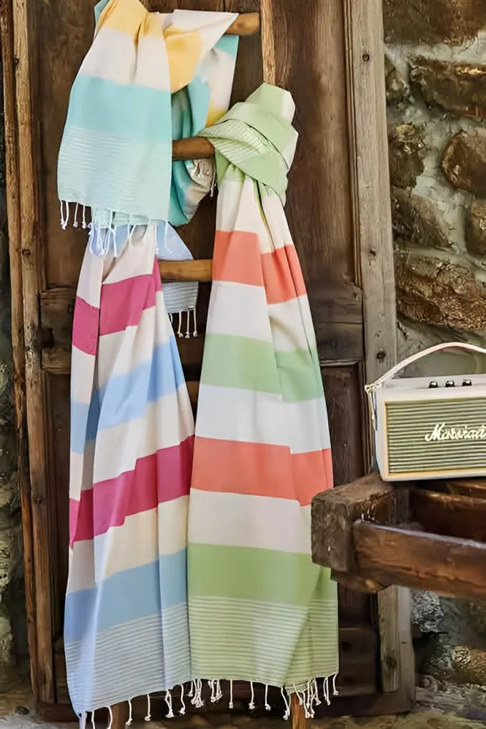 Easy & Fun Printed Beach Blanket with Fringe
