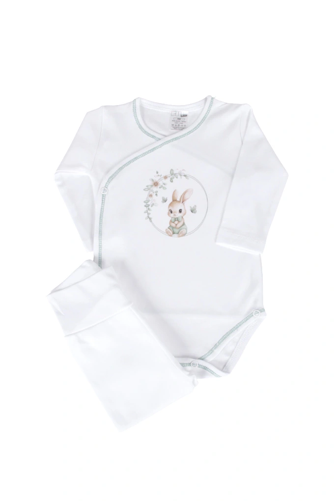 Spring Rabbit Cotton Open Side Body with Collants