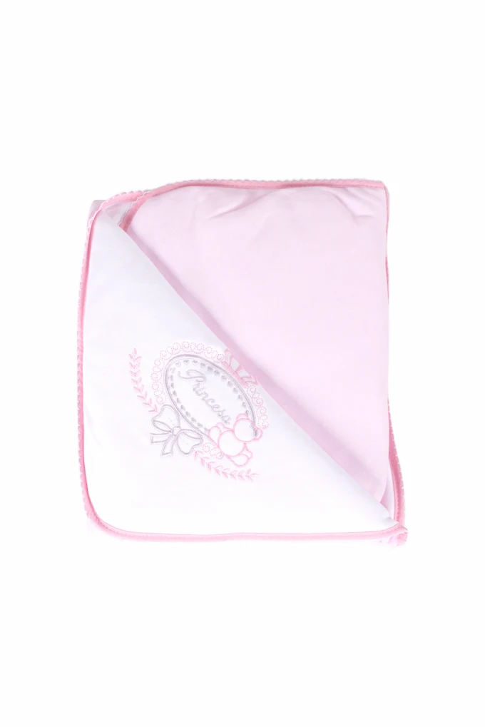 Prince/Princess Baby Blanket Cotton Embroidered