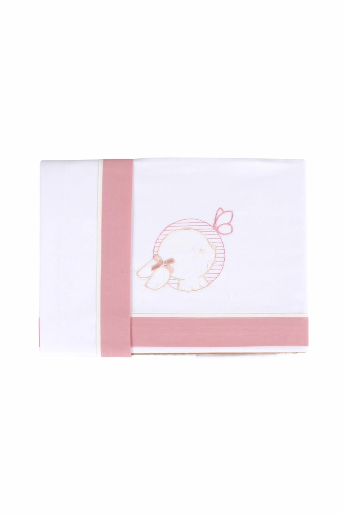 Enchanted Circle Cotton Embroidered Baby Sheets Set