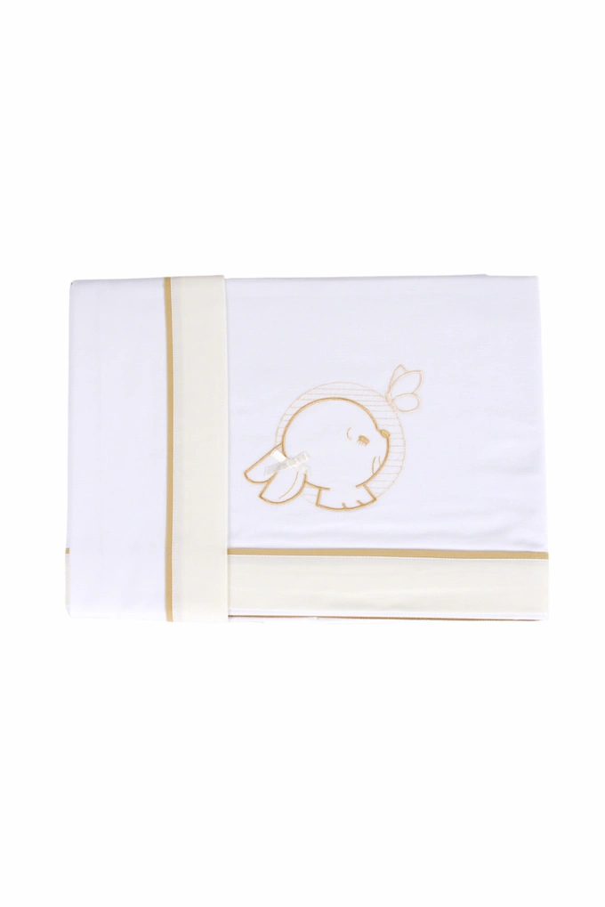 Enchanted Circle Embroidered Cotton Maxi Cuna Baby Sheets Set