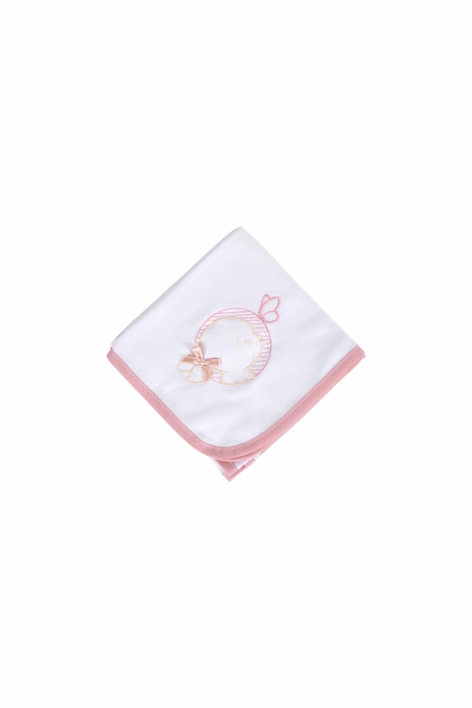 Enchanted Circle Embroidered Burp Cloth