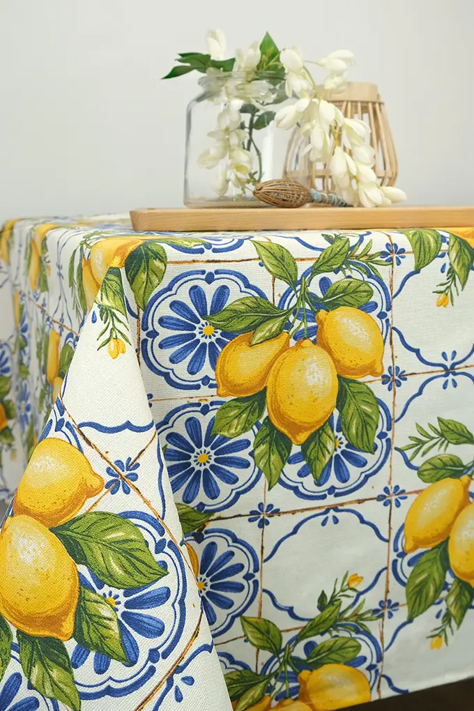 Aljezur Printed Twill Tablecloth