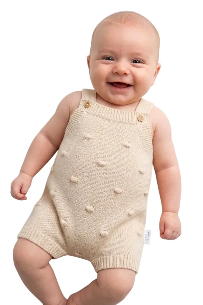 0318T Pompons Baby Boy Romper