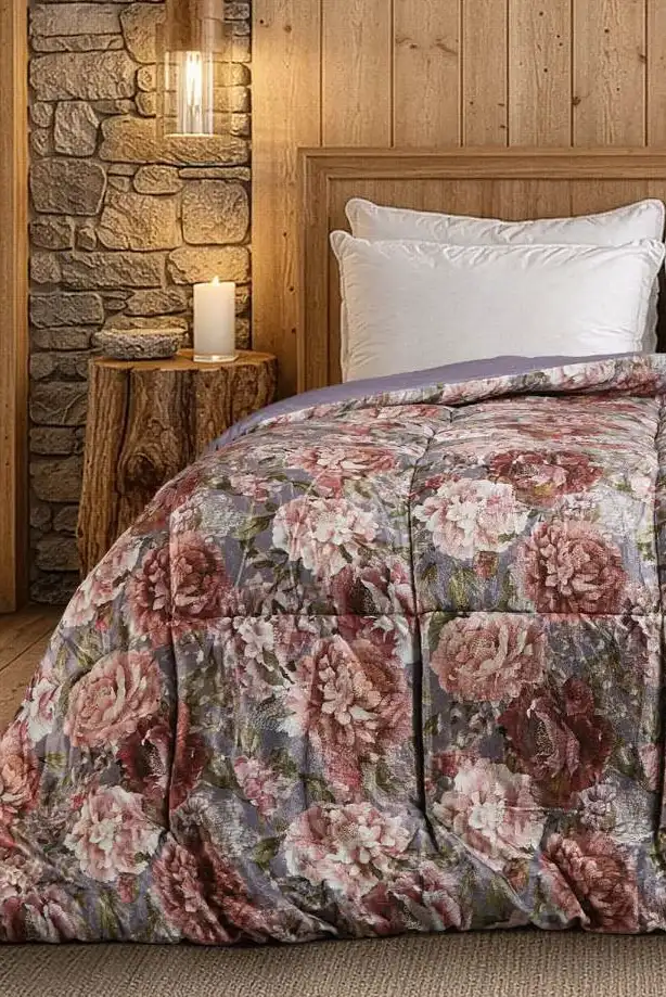 Floral Quilted Bedspread Soft Touch Easy Home WINDSOR