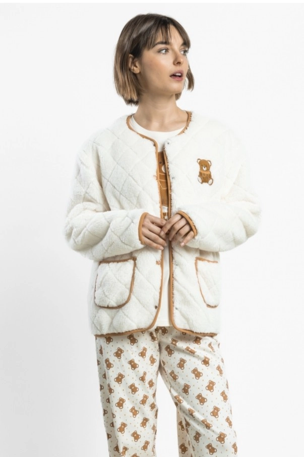 Women Quilted Sherpa Jacket Admas 67435