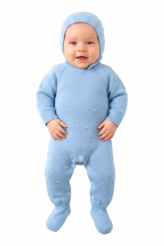 676/B Baby Boy Knitted Set 2 Pieces