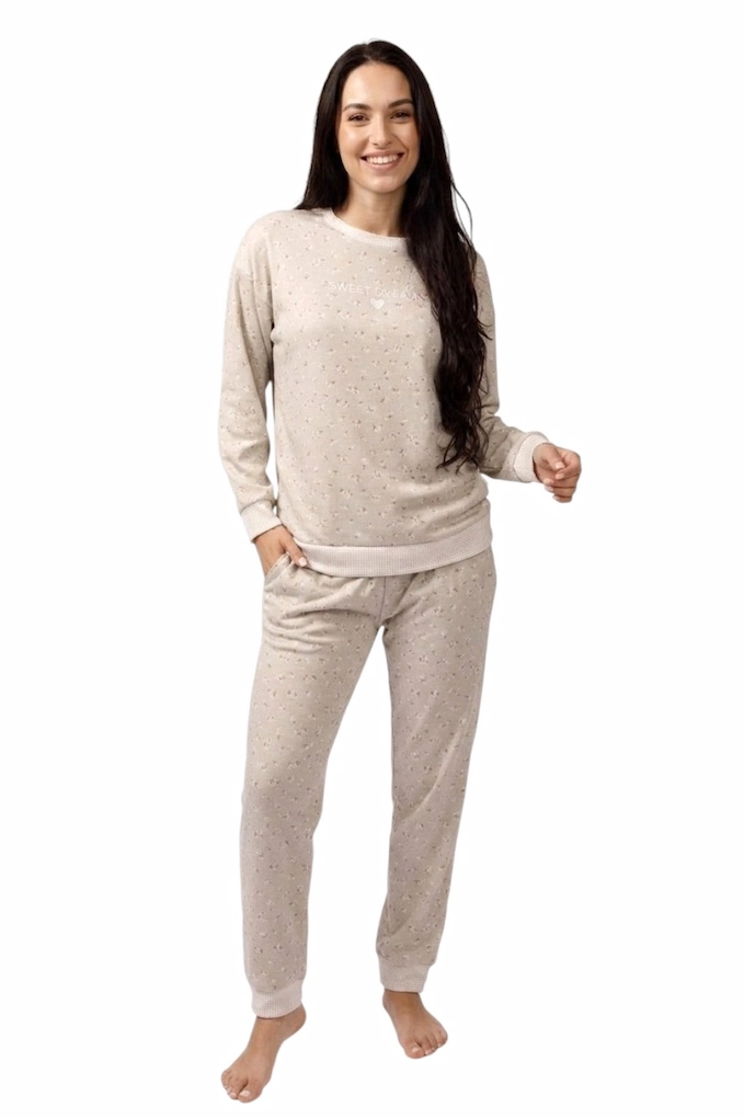 2532 Woman Thermal Printed Pyjama Set