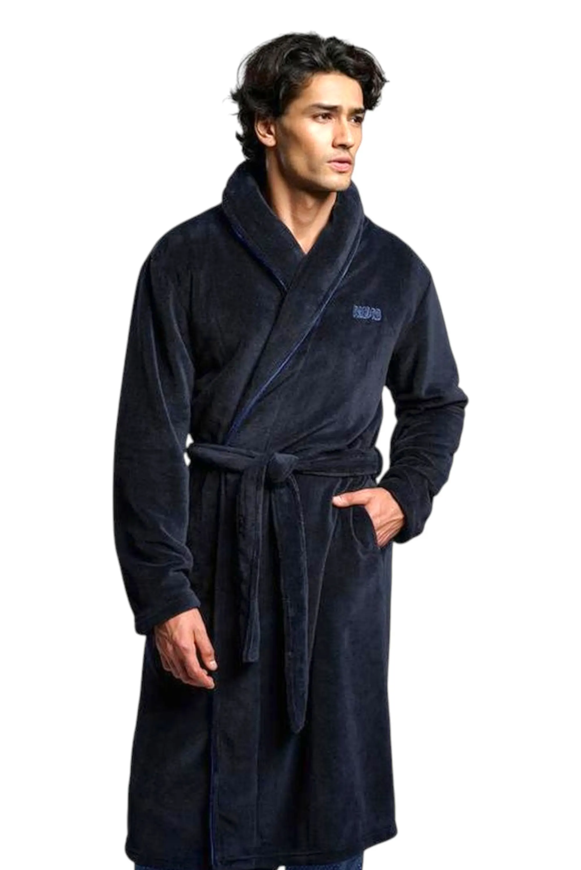 Men Coral Fleece Dressing Gown MuyDeMi 26439