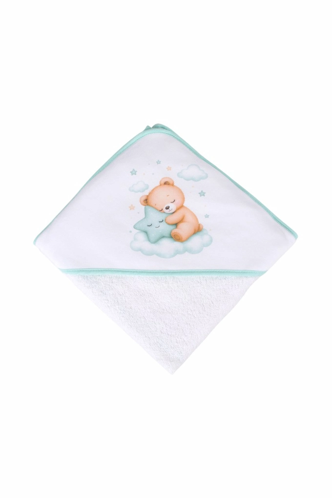 Little Bear Star Printed Baby Towel