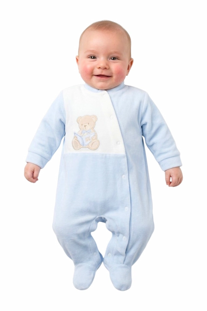 Storytime Velvet Babygrow