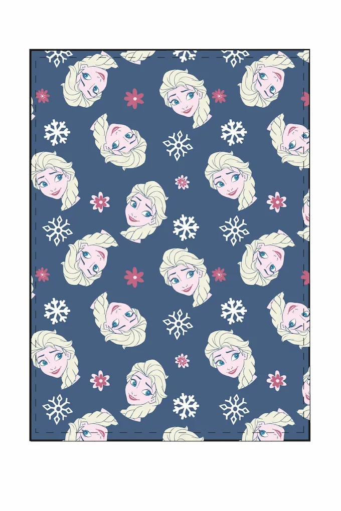 Elsa Printed Coral Fleece Blanket ZH83410