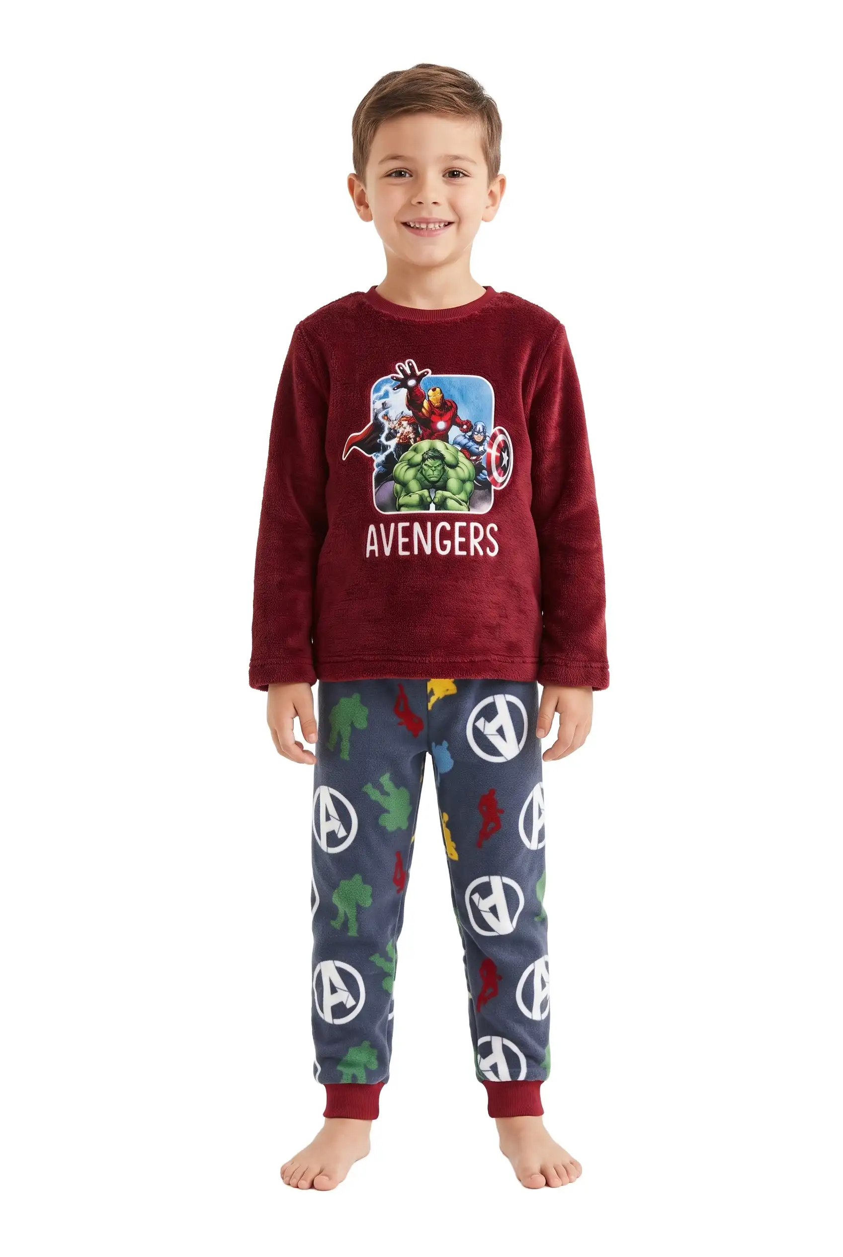Boys Avengers Coral Fleece Pyjama ZH55717