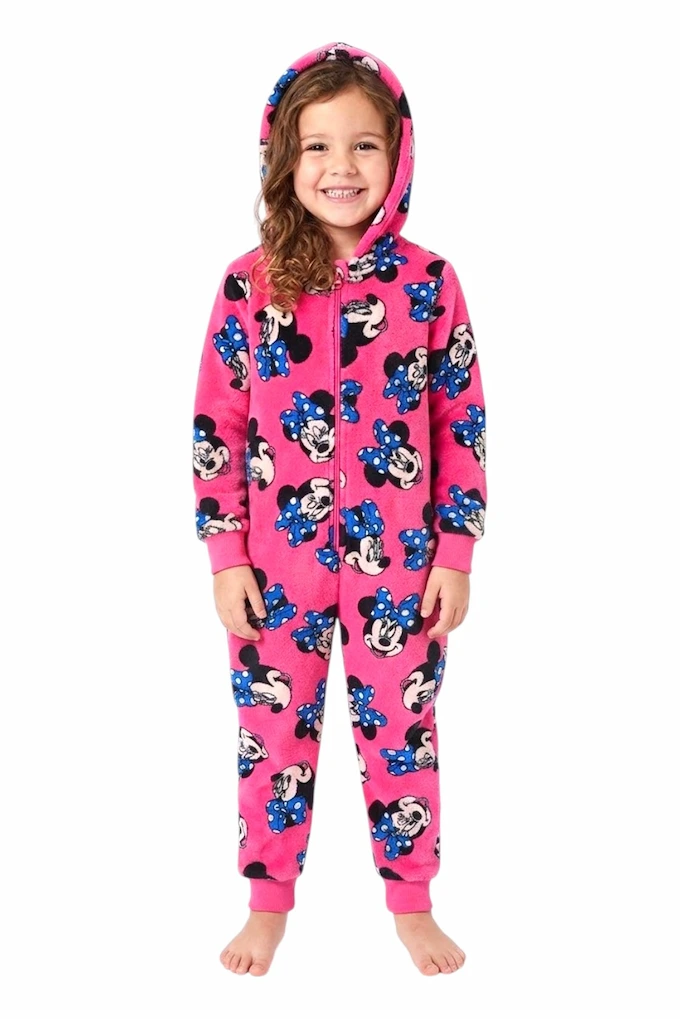 Pack 4 Printed Coralina Sleepsuits Girls Minnie XH20051